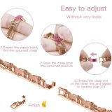 Compatible with Apple Watch Band Shiny Diamond on Butterfly Jewelry Metal Strap for iWatch bands Series 8 7 6 5 4 3 2 1 SE