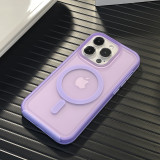 Neon color Wireless Charging Magsafe case For iphone 15 13 12 15 14pro 13Pro Max Magnetic frosted protective bumper 15pro cover