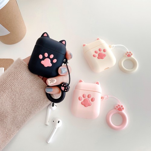 Cat Paw Wireless Earphone Case For AirPods 2 Anti-dust Bluetooth Earphones Protective Cover for AirPods 3 Earbuds Case Protector