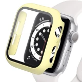Tempered Glass+cover For Apple Watch 9 8 41mm 45mm 42mm 38mm PC bumper Screen Protector Case iWatch series 7 6 5 4 se 44mm 40mm