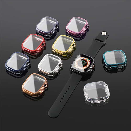 49mm TPU Cover for Apple Watch case Ultra2 49mm 45mm 41mm 38/42/44mm 40mm bumper Screen Protector iWatch series 9 8 7 6 5 4 3 SE