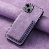 Magnetic Card Pocket Phone Case For iPhone 11 12 13 Mini 14 15 Pro Max X XS MAX XR 6 6s 7 8 Plus Magsafe Solid Color Back Cover