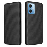Carbon Fibre Flip Cover Leather Wallet Book Case For Xiaomi Redmi Note 12 11 11T 11S 10 Pro K60 Pro Case Magnetic Coque