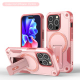 Cool Mecha for Magsafe Magnetic Stand Invisible Support Phone Case for IPhone 15 14 13 12 Pro Max 11 Hard Anti-fall Back Cover