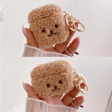 Fashion Headphones Fur Cases Lovely Plush Teddy Dog Case for Apple Airpods 12 Pro Cover Bluetooth Earphone Protective Cases
