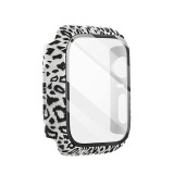Glass+Cover for Apple Watch Case 44mm 40mm 42mm 38mm Bumper+Screen Protector iWatch Series SE 6 5 4 3 2 1 Fashion Water Pattern