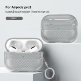 For Airpods Pro 2 Case Carbon Fiber Earphone Cover For Apple AirPods Pro 3 Third Generation pro 2 usb c Boxs Case with Hook