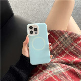 Magsafe case For iPhone 15 Pro Max 14 Plus 13 Pro 12 11 Case Magsafe Jelly liquid Phone Case Back Cover Soft TPU Silicone