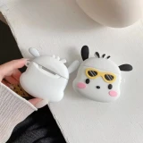 Sanrio Sunglasses Pochacco Silicone Earphone Case For Apple AirPods 1 2 3 Pro 2021 Wireless Bluetooth Headset  Protective Cover