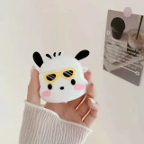 Sanrio Sunglasses Pochacco Silicone Earphone Case For Apple AirPods 1 2 3 Pro 2021 Wireless Bluetooth Headset  Protective Cover