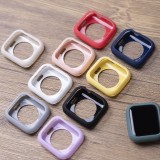 Soft Silicone Case for Apple Watch series 7 8 45mm 41mm Cover protector Shell iWatch SE 6 5 3 44mm 40MM 42MM 38MM accessories