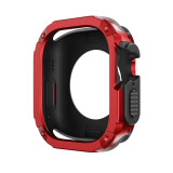 2 in 1 Case for Apple Watch Series 8/7/SE/6/5/4 Ultra 41mm 45mm 40mm 44mm 49mm TPU + PC Shockproof Protector Bumper for iwatch
