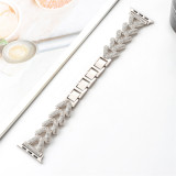 For Apple Watch Band Ultra 49mm 40mm 44 42mm 38mm Diamond Steel Luxury Chain Strap+Case Bracelet for IWatch 8 7 6 SE 5 41 45mm