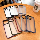 Luxury Candy Color Matte Soft Phone Case For iPhone 15 14 13 12 11 Pro Max Plus Translucent Silicone Shockproof Protective Cover