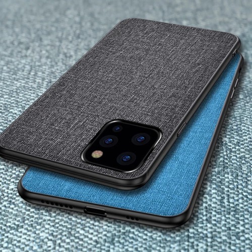 For Iphone 15 Pro Max 15 Plus 14 13 Pro Max 12 11 Pro Max Case Ultra Thin Soft Fabric Canvas Hybrid Slim Protective Phone Cover
