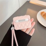 Stylish Down Jacket Case For Airpods 3rd Soft The Pink Puffer Case For Airpods1 2 Pro 2ed Earphone Protective Box With Hand Rope