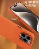 Magsafe Leather Case For iPhone 15 14 13 12 Pro Max iPhone15promax Metal Camera Silicone Protection Phone Cover 14promax Coque