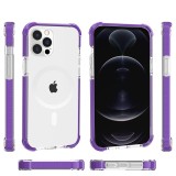 Magsafe Case for iPhone  17 Air 16 15 14 13 Promax Plus Phone Case iPhone13 Transparent Magnetic Drop-Resistant Acrylic TPU PC Airbag Cover