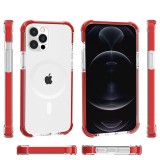 Magsafe Case for iPhone15 14 13 Promax Plus Phone Case iPhone13 Transparent Magnetic Drop-Resistant Acrylic TPU PC Airbag Cover