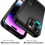 Case For iPhone 15 14 13 12 11 Pro Max XS XR 8 7 Plus Heavy Duty Shockproof Anti-Scratch Rugged Protective with Kickstand Cover