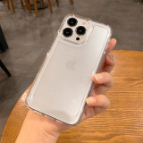 Luxury Clear space shell phone Case For iPhone 11 12 13 14 15 Pro Max X Xs XR 8 Plus SE 2 3 10 Crystal Transparent Bumper Cover