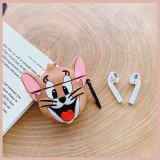 3D Cat Mouse Earphone Case for Apple AirPods 1 2 3 Pro 2 Case Cute Animal Earphone Case Earphone Protective Case Accessories