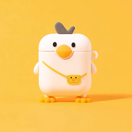 3D Dragon Earphone Case for AirPods Pro 2 Case Silicone Cartoon Duck Cover for AirPods 3 2 Case Wireless Charging Cover