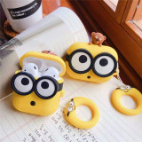 3D Cartoon Bluetooth Earphone Silicone Case For Apple Airpods 1/2/3/Pro Protective Cover Cute Bob Cases For Airpods Pro 2 Shell