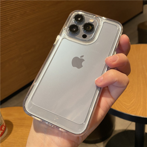 Luxury Clear space shell phone Case For iPhone 11 12 13 14 15 16 Pro Max X Xs XR 8 Plus SE 2 3 10 Crystal Transparent Bumper Cover