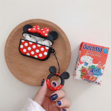 Disney Cute 3D Cartoon Mickey Minnie AirPods Pro Protective Case Apple 1/2/3 Generation Wireless Bluetooth Headphone Case Soft