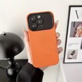Phone Case  Simple Premium Cold Wind Contrast Color Lens for Iphone15 14 13 12 11 Silicone  Funda  Shockproof Protective Cover