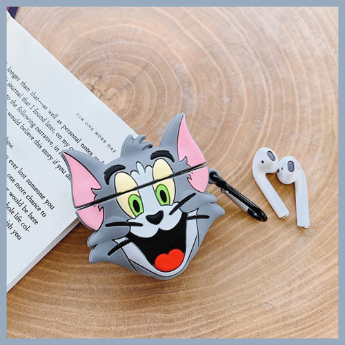3D Cat Mouse Earphone Case for Apple AirPods 1 2 3 Pro 2 Case Cute Animal Earphone Case Earphone Protective Case Accessories