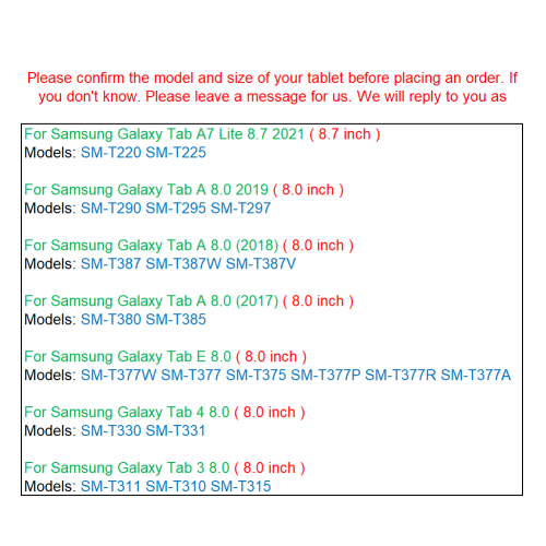 For Samsung Galaxy Tab A7 Lite SM-T220 T225 Kids Case For Samsung Galaxy Tab A E 3 4 8.0  SM-T290 T380 T387 T330 T310 T375 T377