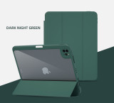 Silica Gel+Acrylic Case For iPad 10th 10.9 2022 Stand Tablet Cover For Mini 6 Air 5 10.2 2021 9th Pro 11 2022 4th Pro 12.9 6th