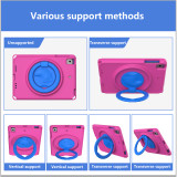 For iPad Pro12.9 2018 Case With Strap Kids Safe EVA Shockproof Tablet Cover Hand Held For iPad 8 Air 2 Mini 6 2022 10th A2696