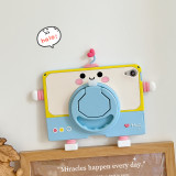 Kids Case For iPad 10th Generation 10.9 Inch Swivel Stand Cute Silicone Cover iPad 9/8/7th 10.2 Air 5 4 Pro 11 Mini 6 10.5 6th