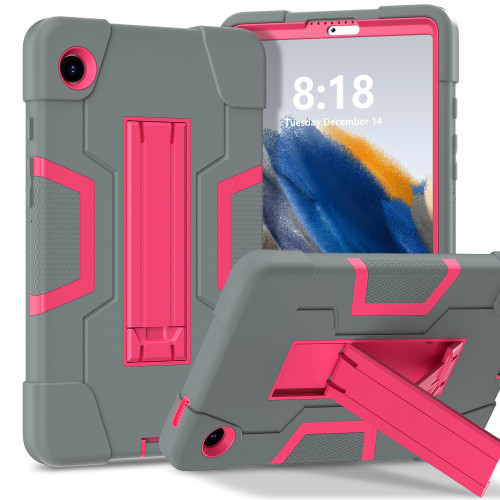 Rugged Case For Samsung Galaxy Tab A9 8.7 inch SM-X110 X115 X117 Built-in Kickstand Cover 3-in-1 Protection Shockproof Funda