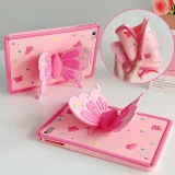 3D Butterfly Case for Apple iPad 9th 8th 7th Generation 10.2 2021 2020 2019/iPad Air/Pro 10.5/10.9/pro11/Mini Silicone Kids Case