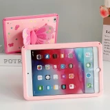 3D Butterfly Case for Apple iPad 9th 8th 7th Generation 10.2 2021 2020 2019/iPad Air/Pro 10.5/10.9/pro11/Mini Silicone Kids Case