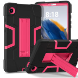 Rugged Case For Samsung Galaxy Tab A9 8.7 inch SM-X110 X115 X117 Built-in Kickstand Cover 3-in-1 Protection Shockproof Funda