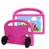 Kid EVA Cartoon Vehicle Wheel Tablet Case For iPad 10th 10.9 2022 Pro 11 2022 2021 2020 2018 Air4 5 10.9 Protector Stand Cover