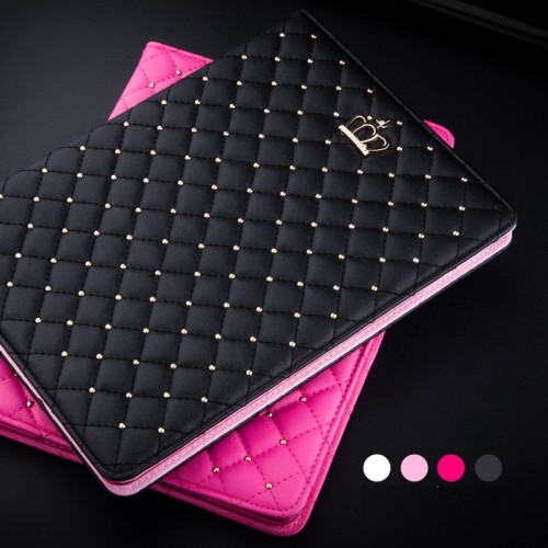Luxury for iPad 10.2 7th 8th 2020 iPad 2018 5 6th 9.7 Case Crown PU for iPad mini 12345 Air 1 2 Air 3 Pro 10.5 Smart Crown Cover