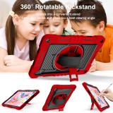 Rotating Case For Samsung Galaxy Tab S7 S8 Plus S9 SM-T870 X700 X710 T970 X800 Kids Stand Cover For S7 S9 FE SM-T730 X510 Straps