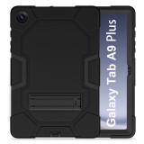 Case For Samsung Galaxy Tab A9 SM-X110 X115 X117 A9 Plus SM-X210 X216B X218U Stand Cover 3-Layer Rugged Heavy-Duty Shockproof