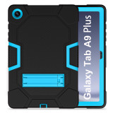 Case For Samsung Galaxy Tab A9 SM-X110 X115 X117 A9 Plus SM-X210 X216B X218U Stand Cover 3-Layer Rugged Heavy-Duty Shockproof