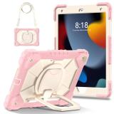 Case For iPad 10.9 2022 10.2 7th 8th 9th New iPad 9.7 2017 2018 Air 2 Pro9.7 360 Rotating Stand Cover Hand Grip Strap Shockproof
