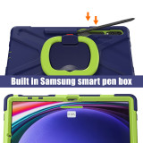 Hybrid Universal Case For Samsung Galaxy Tab S9 S7 FE S8 Plus SM-X810 X610 X800 T730 T735 T970 T976 12.4 inch Handle Grip Cover