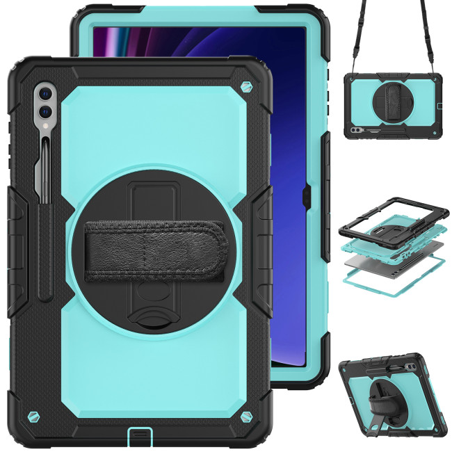 Heavy Duty Case For Samsung Galaxy Tab S8 S9 Ultra SM-X900 X906 X910 X916B Full Body Protective Cover With Screen Protector Capa