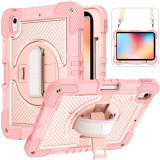 Hand Strap Case For iPad 10.9 2022 9.7 10.2 inch Pro 11 360 Rotating Stand Cover For Mini 6 5 4 Armor Shell Shoulder Strap Funda
