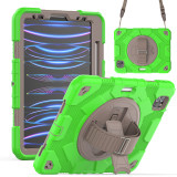 Hand Strap Case For iPad Air 4 5 10.9 inch Rotating Kids Armor Cover For Pro 11 2022 2021 2020 2018 Shell Shockproof Pen Slot